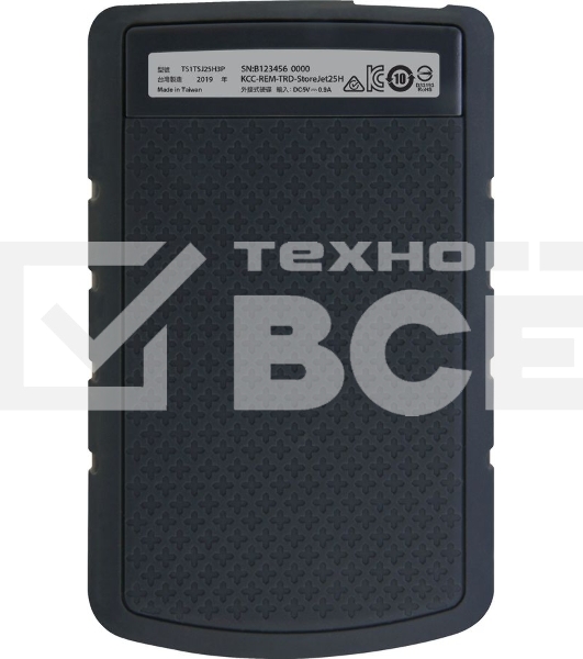 Внешний жесткий диск Transcend USB 3.0 1Tb TS1TSJ25H3P StoreJet 25H3P (5400 об/мин) 2.5