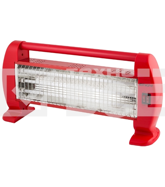Обогреватель кварцевый Engy QH-1500S, красный, 1500 Вт, 15 м2