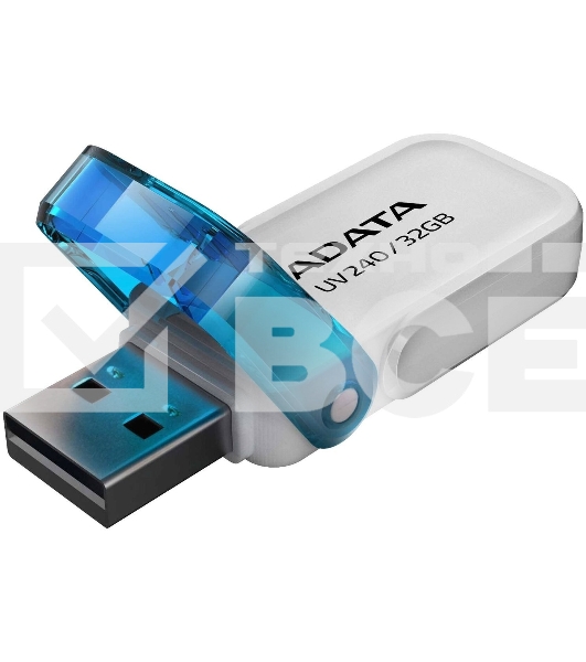 Флеш диск 32GB ADATA UV240, USB 2.0, Белый
