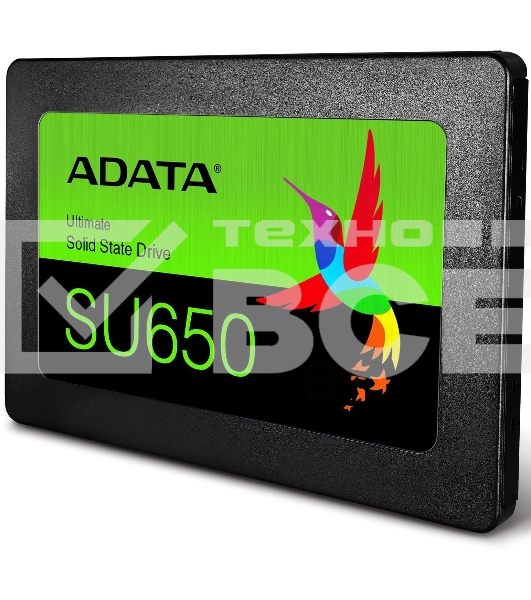 Накопитель SSD ADATA SU650, 256Gb, SATA III, 2.5