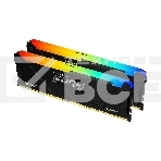 Оперативная память Kingston Fury Beast, DDR4, 32GB (2x16GB), 3600MHz, CL18, с радиатором, RGB, черный, фото4