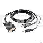Кабель HDMI->VGA Cablexpert A-HDMI-VGA-03-5M, 19M/15M + 3.5Jack, медь, позол.разъемы, 5м, черный, пакет, фото2