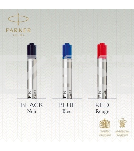 Стержень шариковый Parker QuinkFlow Z08 (CW1950372) M 1мм черные чернила блистер (2шт)
