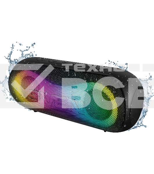 Портативная акустика Sven PS-165, черный (16 Вт, Waterproof (IPx6), TWS, Bluetooth, microSD, 3000мА*ч)