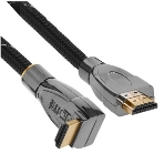 Кабель HDMI C-HM-HM-10M Wize, 10 м, v.2.0, 19M/19M, позол.разъемы, экран, черный, пакет, фото4