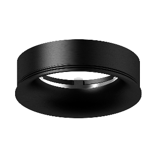 Насадка для корпуса светильника N7011 PBK черный полированный D70*H20mm Out2mm MR16