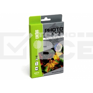 Фотобумага Cactus CS-MA619050 матовая A6 190 г/м2 50 листов