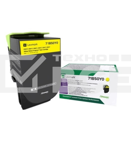 Картридж Lexmark 2300 стр. желтый для CS317dn, CS417dn, CS517de, CX317dn, CX417dn,CX517de
