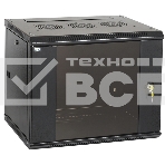 Шкаф LINEA W 12U 600x600 мм дверь стекло, RAL9005 ITK, фото 1