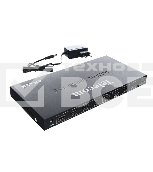 Разветвитель Telecom HDMI 1=>8 4k@30 HZ <TTS7010>