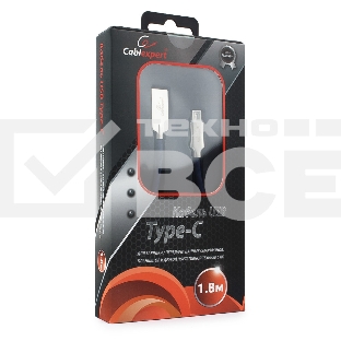 Кабель USB 2.0 Cablexpert CC-P-USBC02Bl-1.8M, AM/Type-C, серия Platinum, длина 1.8м, синий, блистер