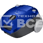 Пылесос Samsung VCC4140V3A синий, 320/1600 Вт, уборка сухая, пылесборник мешок 3 л, фото 1