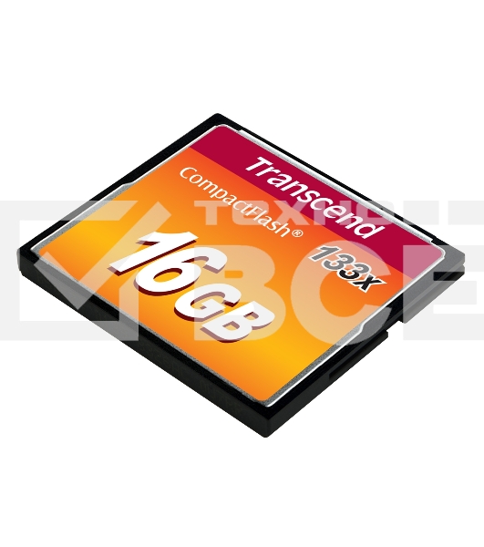 Флеш карта Transcend CF TS16GCF133/CF (Compact Flash)/16 ГБ/40 МБ/с