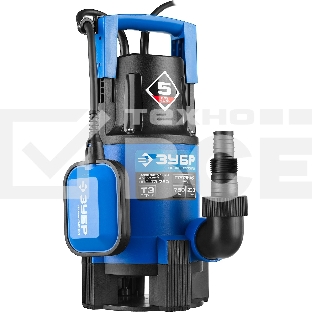 Насос ЗУБР НПГ-Т3-750 профессионал т3 погружной дренажный для грязной воды d частиц до 35мм 750Вт