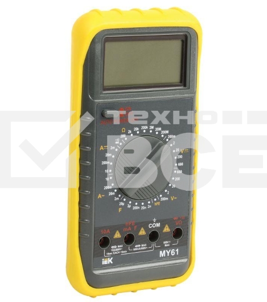 Мультиметр цифровой Professional MY61 ИЭК TMD-5S-061