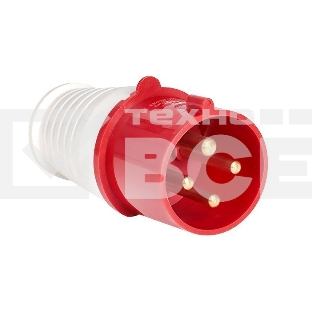 Вилка эл. каб. 32А 3P+РЕ 380В IP44 (024) EKF ps-024-32-380