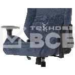 Кресло игровое Knight N1 Fabric синий Light-27 с подголов. крестовина металл, фото24