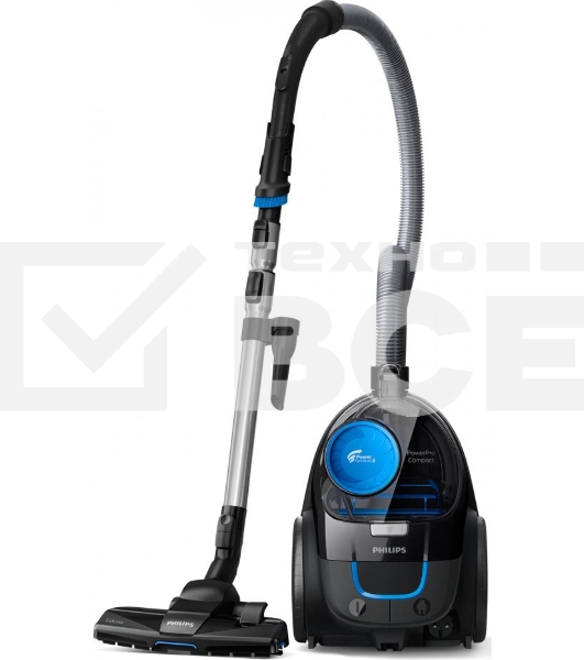 Пылесос Philips FC9331/09 глубокий черный, 237/750 Вт, уборка сухая, пылесборник контейнер 1.5 л