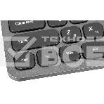 Клавиатура + мышь Оклик 300M клав:серый мышь:серый/черный USB беспроводная slim, фото22