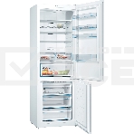 Холодильник Bosch KGN49XWEA белый двухкамерный 330/108л морозилка снизу, фото3