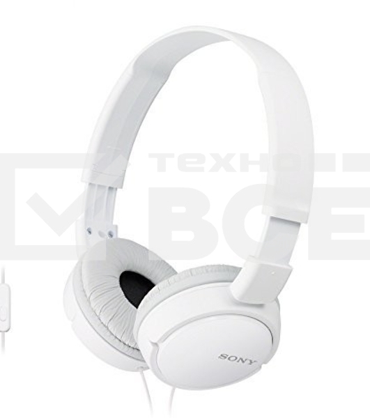 Наушники Sony MDR-ZX110APW белый
