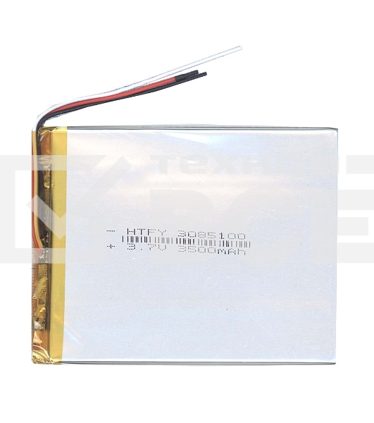 Аккумулятор Li-Pol (батарея) 3*85*100мм 3pin 3.7V/3500mAh