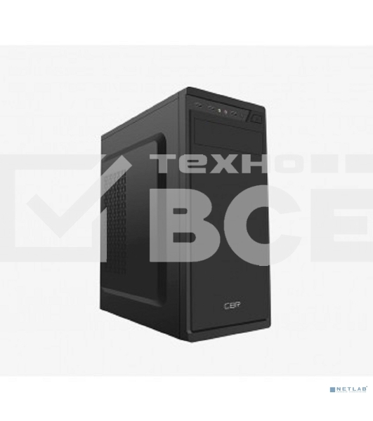 Компьютерный корпус CBR PCC-ATX-J02-450W ATX Miditower J02, c БП PSU-ATX450-12EC, 2*USB 2.0, HD Audio+Mic, Black