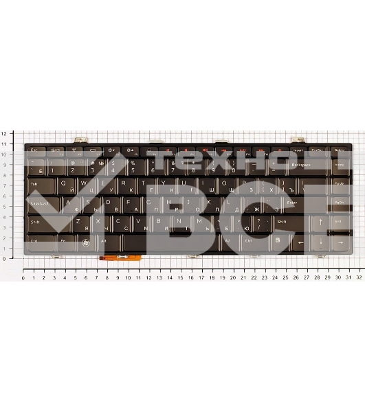 Клавиатура для ноутбука Dell Studio 14 14z 1440 1450 1457 черная с подсветкой