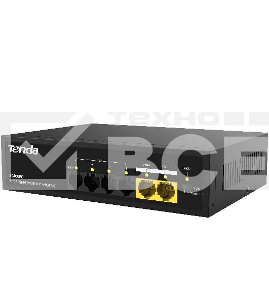 Коммутатор TENDA SG106PC 6PORT 10/100/1000M