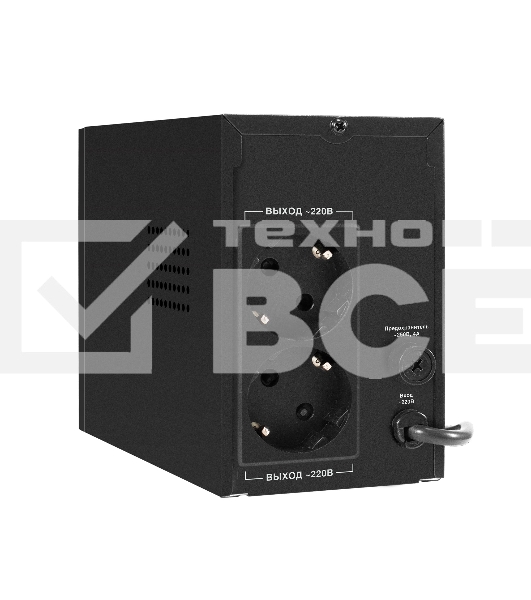 Источник бесперебойного питания ExeGate Power Smart ULB-500.LCD.AVR.2SH <500VA/300W, LCD, AVR, 2*Schuko, металлический корпус, Black>