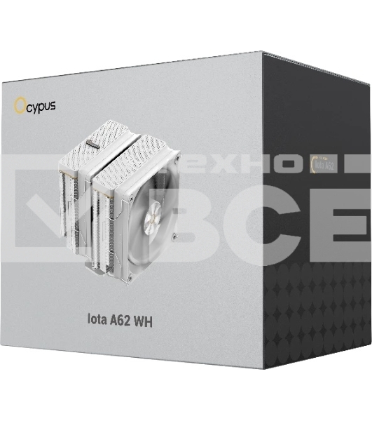Кулер Ocypus Iota A62 WH White 260W/ All Intel/ AMD AM* / Digital display / 2 fans / Screws