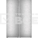 Холодильник Liebherr Комбинация XRFsf 5245-22 001(SFNsfd 5247-22 001 + SRBsfc 5220-22 001) серебристый двухкамерный 377/262л морозилка сбоку, Side by Side, фото6