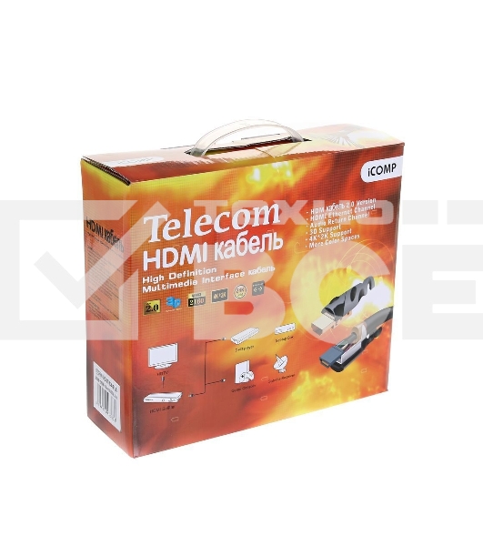 Кабель HDMI-HDMI 20M V2 TCG200F-20M TELECOM