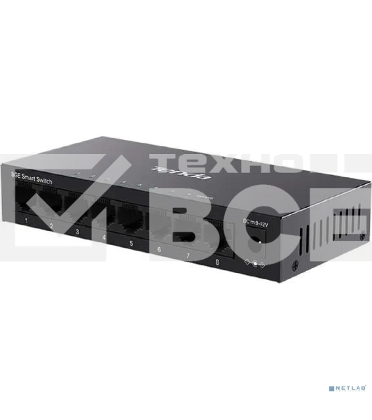 Коммутатор облачный управляемый Tenda TEG2208D 8x1 Гбит/с, настольный, металлический корпус