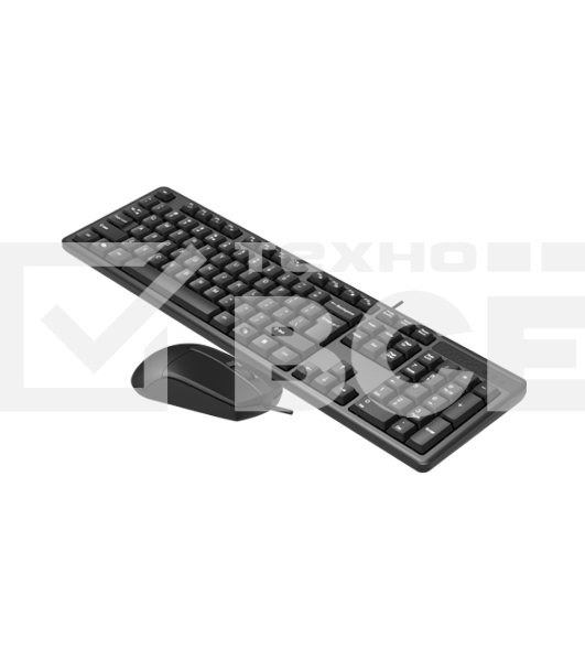 Комплект клавиатура+мышь A4Tech KK-3330S проводной, USB, 1200 DPI, чёрный