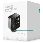 Кулер для процессора DEEPCOOL AK500S DIGITAL SE LGA20XX/1700/1200/115X/AM5/AM4 (12шт/кор, TDP 240W, PWM, Fan 120мм, 5 тепл. трубок, Copper Base, черный) RET (R-AK500S-BKADMN-GJD), фото9
