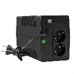 ИБП ExeGate Power NB-800.LED.AVR.2SH.USB (800VA/480W, LED, AVR, 2*Schuko, USB, батарея 12V 9Ah, Black), фото6