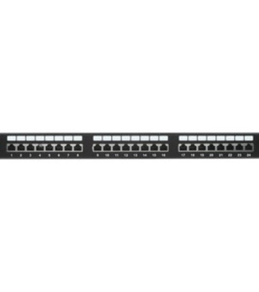Патч-панель Lanmaster LAN-PPI24S6 19' 1U 24xRJ45 кат.6 STP