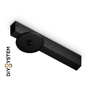 A2542 BK черный крепеж трековый для корпуса DIY D85mm 232*83*55