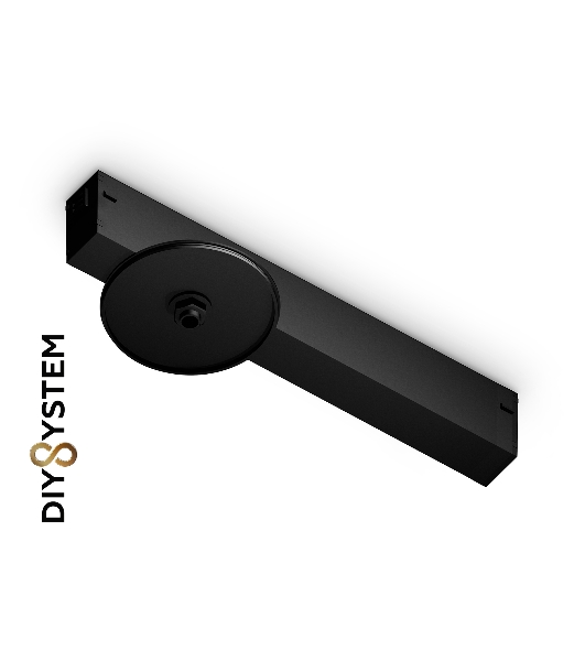 A2542 BK черный крепеж трековый для корпуса DIY D85mm 232*83*55