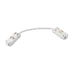 GL1109 WH белый коннектор питания гибкий для шинопровода Magnetic 220V 250*28.5*18, фото4