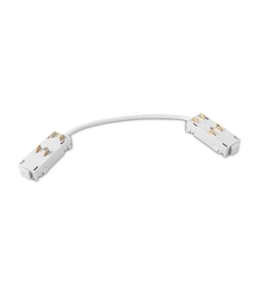 GL1109 WH белый коннектор питания гибкий для шинопровода Magnetic 220V 250*28.5*18