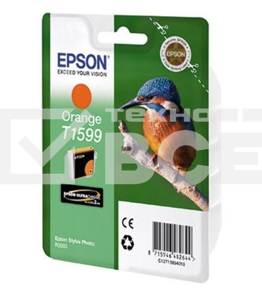 Картридж струйный Epson C13T15994010 оранжевый для Epson St Ph R2000
