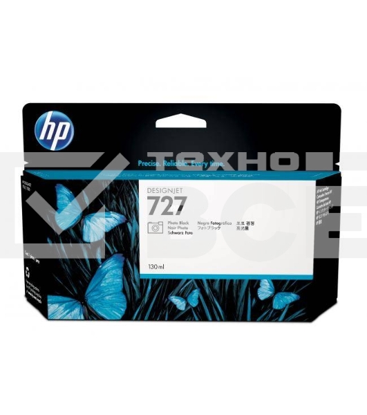 Картридж струйный HP 727 B3P23A черный для HP DJ T920/T1500 (130мл)