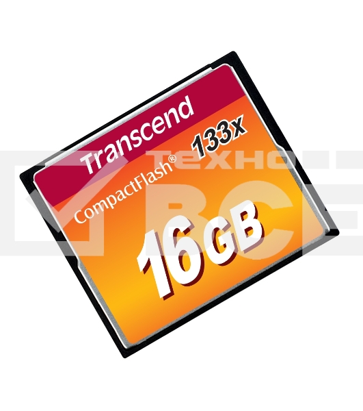 Флеш карта Transcend CF TS16GCF133/CF (Compact Flash)/16 ГБ/40 МБ/с