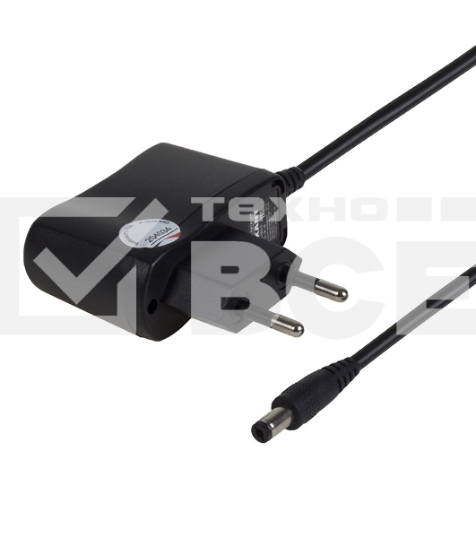 Источник питания 110-220 V AC/5 V DC 1 А 5 W с DC разъемом подключения 5.5х2.1, без влагозащиты (IP23)