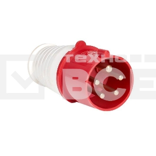 Вилка эл. каб. 16А 3P+РЕ+N 380В IP44 (015) EKF ps-015-16-380