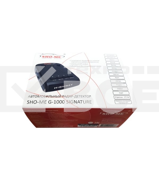 Радар-детектор Sho-Me G-1000 Signature GPS приемник