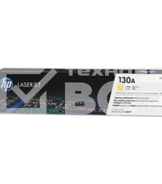Тонер Картридж HP 130A CF352A желтый для HP M153/M176/M177