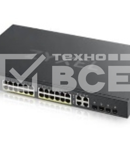 Коммутатор Zyxel NebulaFlex GS192024HPV2-EU0101F 24G 24PoE+ 375W управляемый
